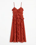 VESTIDO LISO TIJOLO