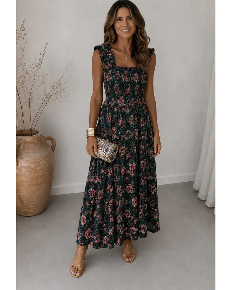 VESTIDO ESTAMPADO FOLHO