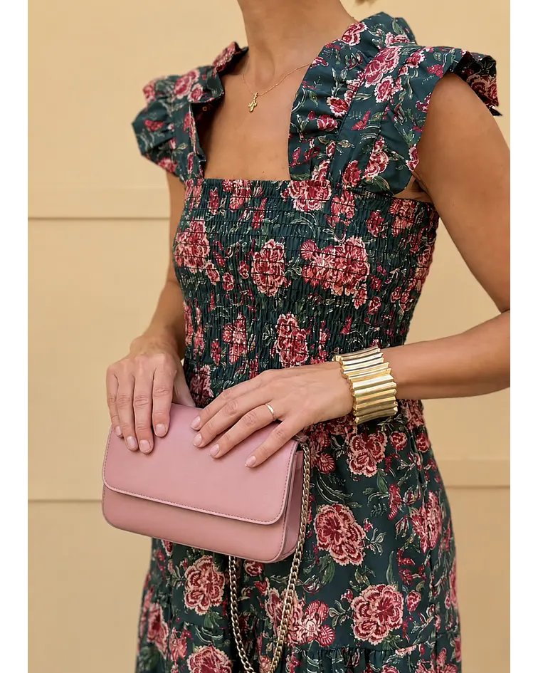 VESTIDO ESTAMPADO FOLHO