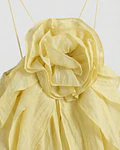 TOP AMARELO FLOR