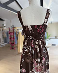 VESTIDO ESTAMPADO CASTANHO