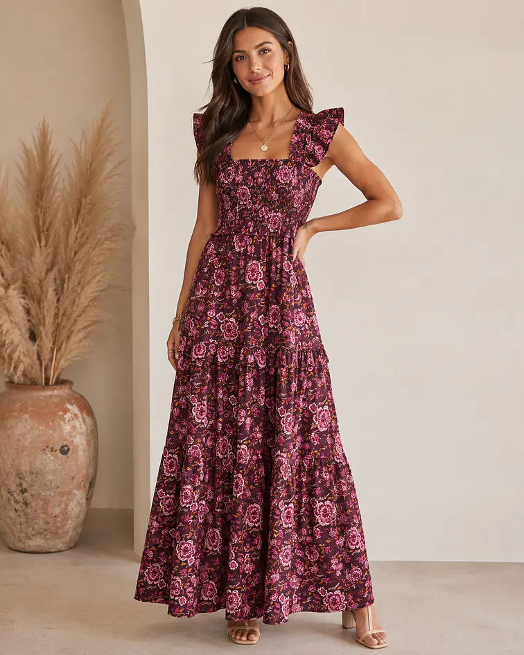 VESTIDO ESTAMPADO ROSA