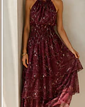 VESTIDO ESTAMPADO LAÇO
