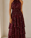 VESTIDO ESTAMPADO LAÇO