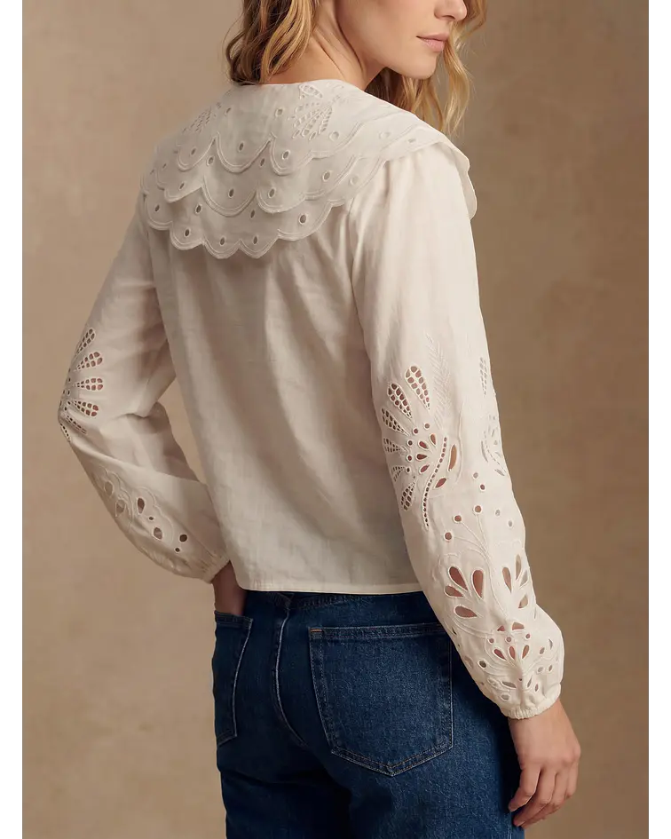 CAMISA BORDADA GOLA BÉBÉ