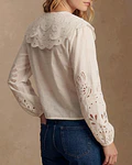 CAMISA BORDADA GOLA BÉBÉ