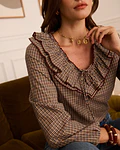 BLUSA PIED DE POULE