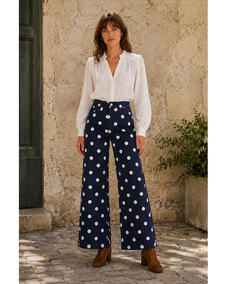 JEANS ESTAMPADAS BOLAS