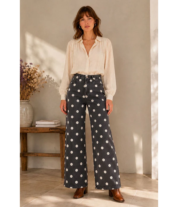 JEANS ESTAMPADAS BOLAS 