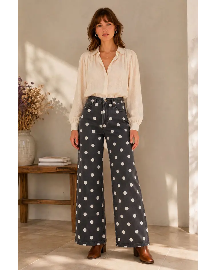 JEANS ESTAMPADAS BOLAS 