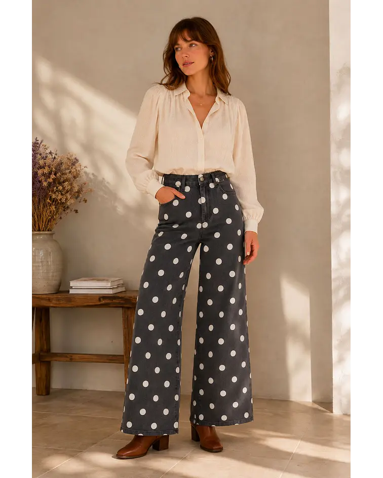 JEANS ESTAMPADAS BOLAS 