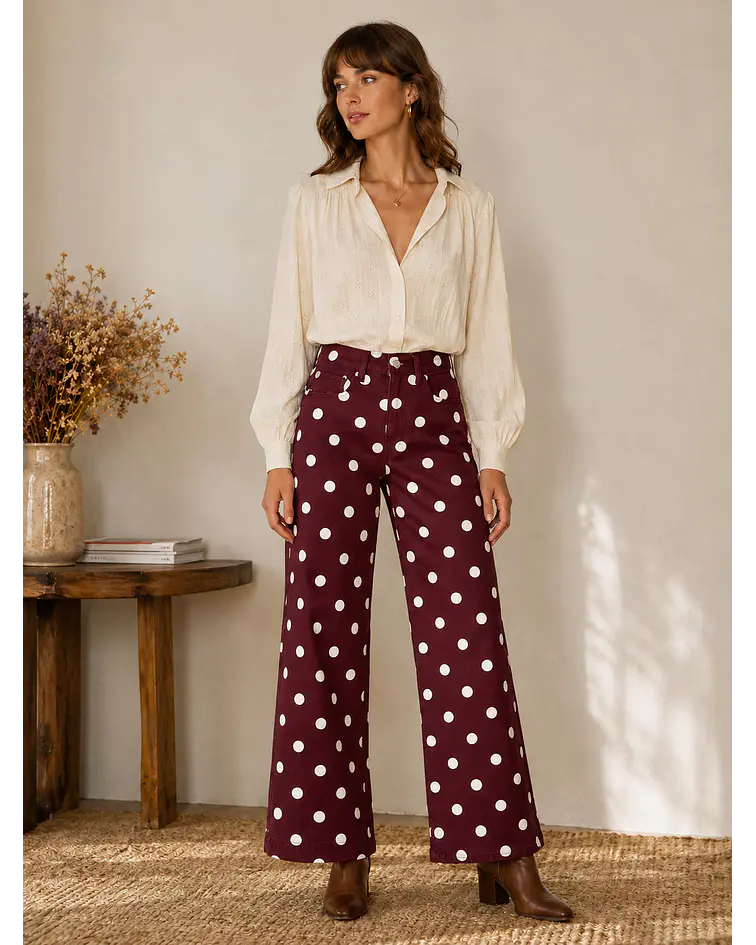 JEANS ESTAMPADAS BOLAS  