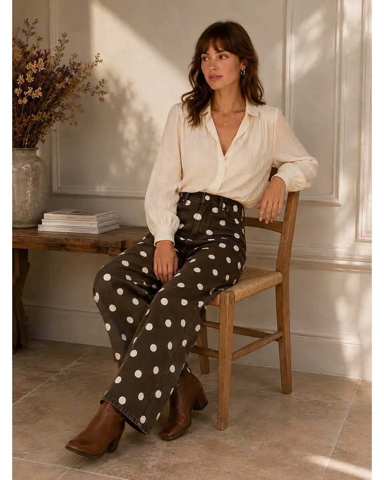 JEANS ESTAMPADAS BOLAS   