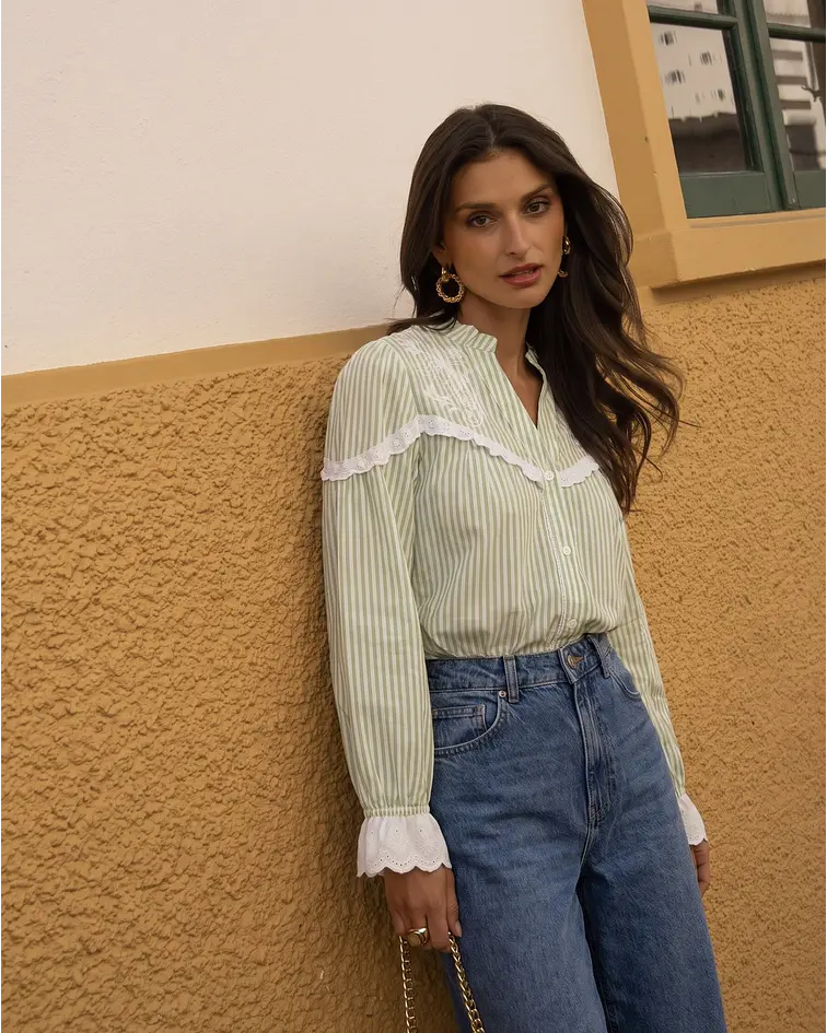 CAMISA RISCAS VERDE