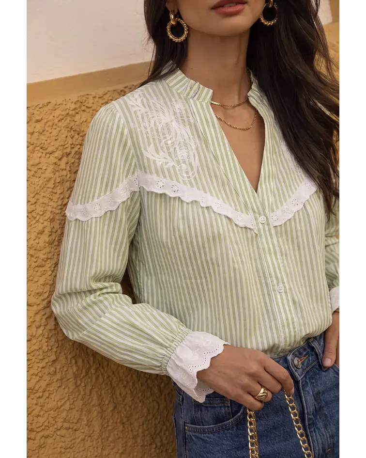 CAMISA RISCAS VERDE