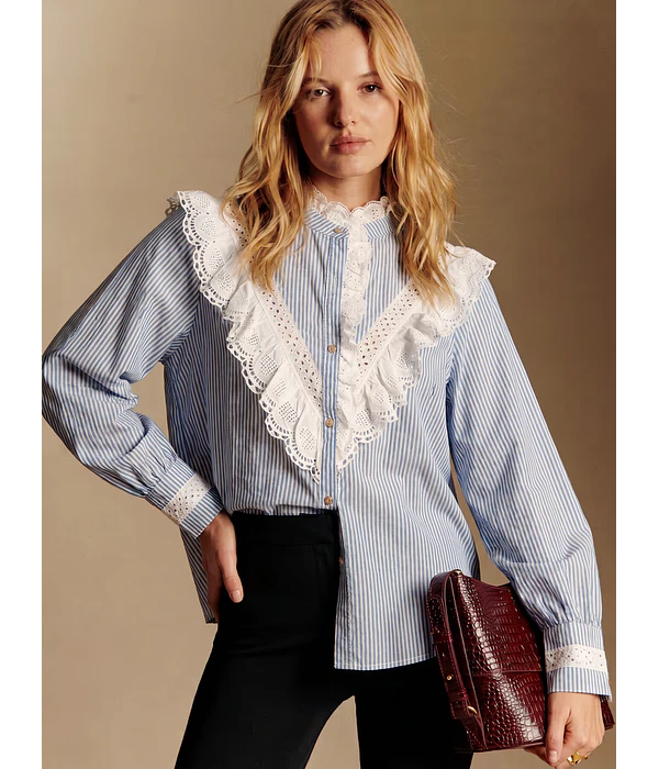 CAMISA RISCAS AZUL