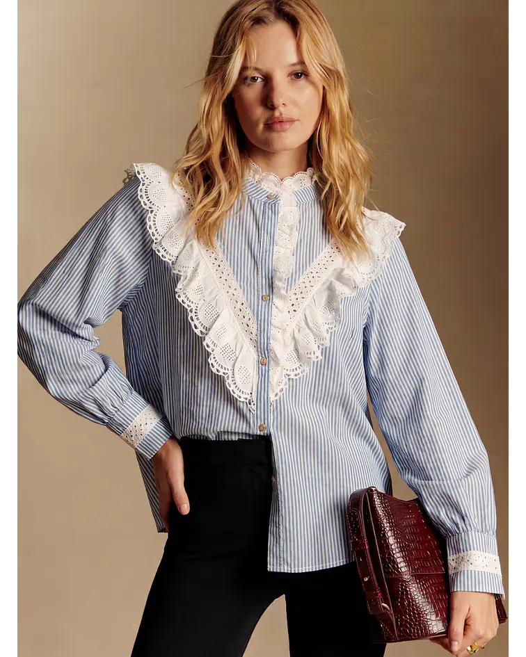 CAMISA RISCAS AZUL