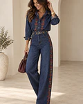 JEANS COM BORDADOS