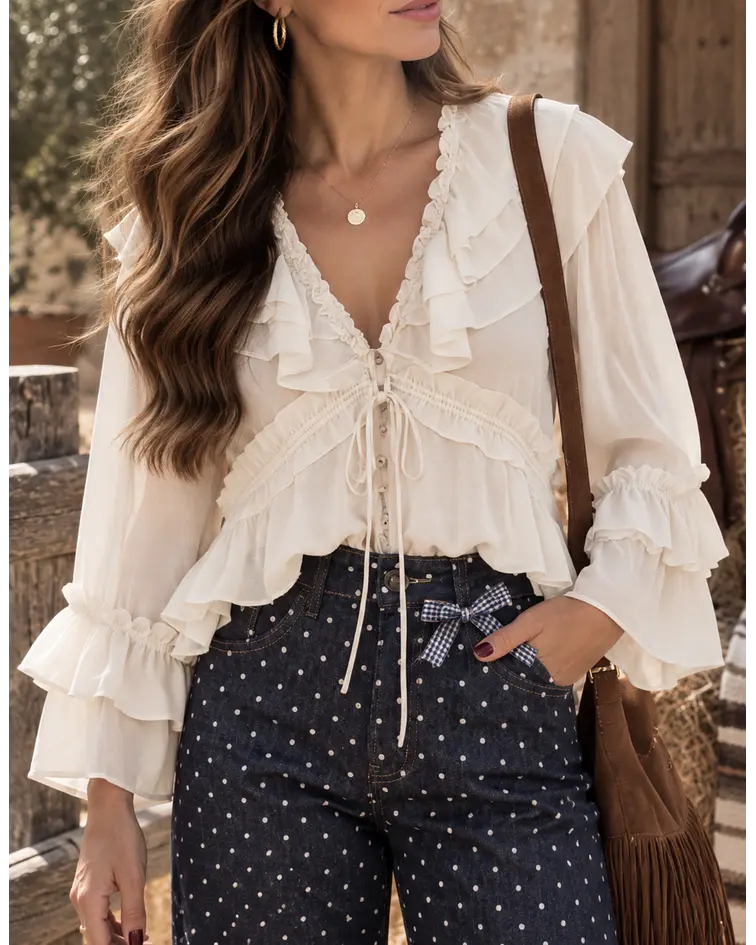 JEANS ESTAMPADAS BOLAS  