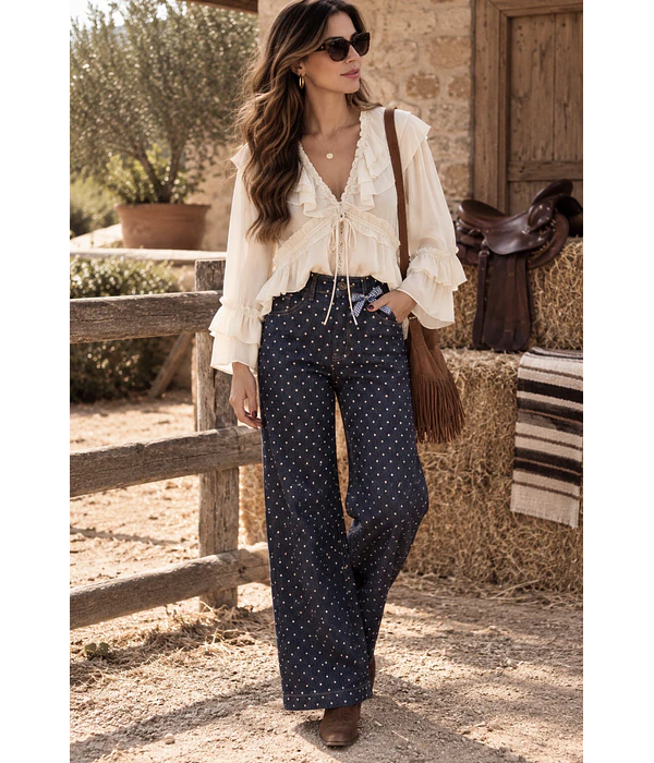 JEANS ESTAMPADAS BOLAS  