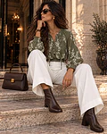 BLUSA BORDADOS VERDE