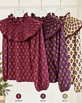 BLUSA FOLHO ESTAMPADA