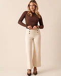 JEANS BEGE VICTORINE 