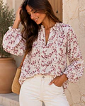 CAMISA ESTAMPADO BORDÔ