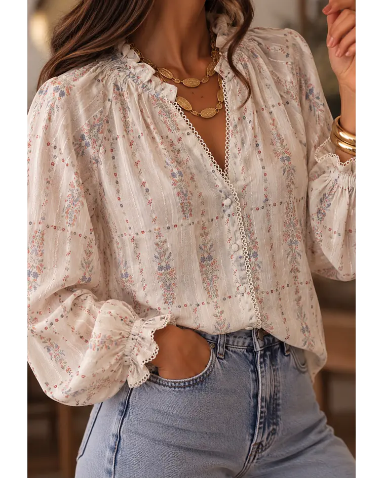CAMISA ESTAMPADA FLORES