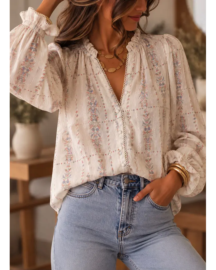 CAMISA ESTAMPADA FLORES