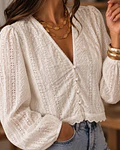 CAMISA BRANCA BORDADA
