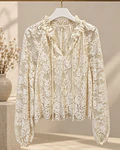 BLUSA RENDA CHAMPANHE