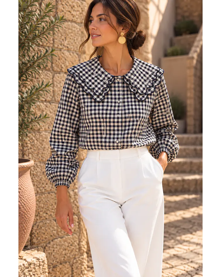 CAMISA VICHY GOLA BÉBÉ