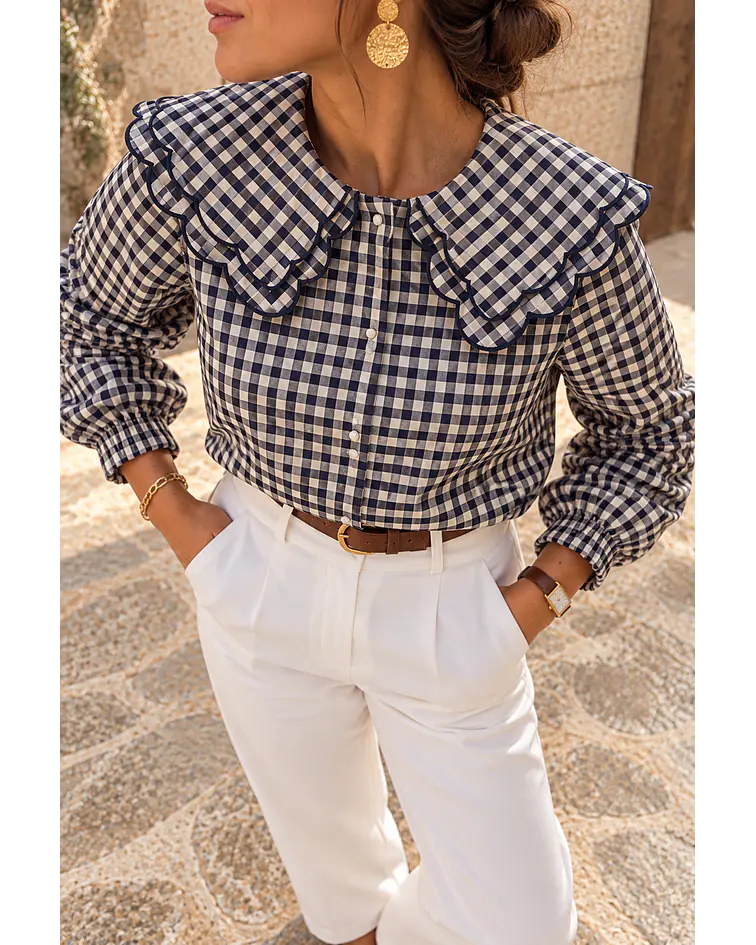 CAMISA VICHY GOLA BÉBÉ