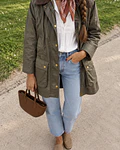 PARKA TIPO ENCERADA VERDE