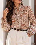 CAMISA ESTAMPADA TIJOLO