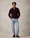 Camisola Brand de Meia Cremalheira - Mulberry