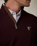 Camisola Brand de Meia Cremalheira - Mulberry