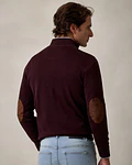 Camisola Brand de Meia Cremalheira - Mulberry