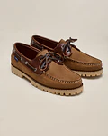 Sapato Náutico Combinado - Camel