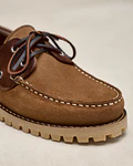 Sapato Náutico Combinado - Camel