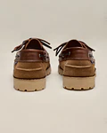 Sapato Náutico Combinado - Camel