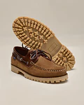 Sapato Náutico Combinado - Camel
