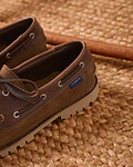 Sapato Náutico Combinado - Camel