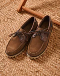 Sapato Náutico Combinado - Camel