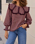 BLUSA VICHY GOLA