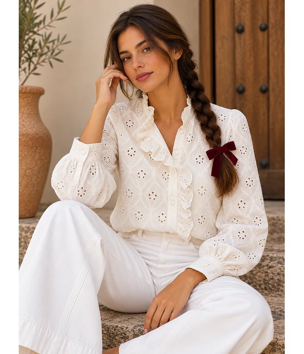CAMISA BORDADA JULIETTE 