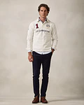 Polo com Patches - Cru