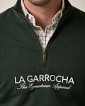 Sweatshirt Básica de Meia Cremalheira - Verde Abeto