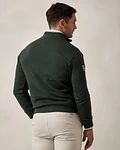 Sweatshirt Básica de Meia Cremalheira - Verde Abeto